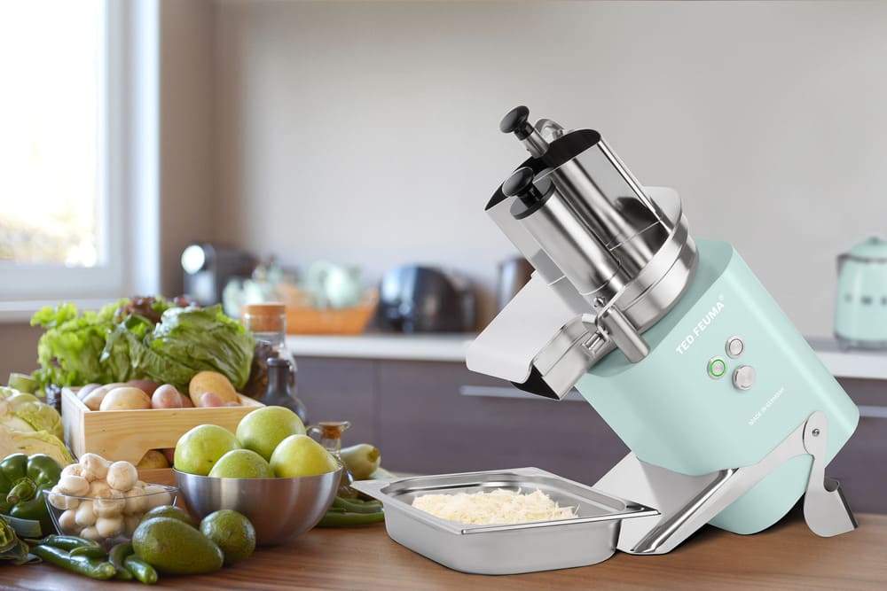 TED FEUMA Gemüseschneider Anthrazit mit Schüssel