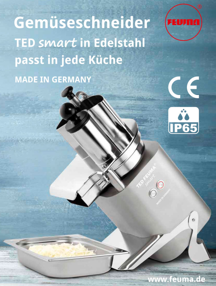 TED FEUMA® smart Gemüseschneider - Inserat GVMANAGER 03-2025